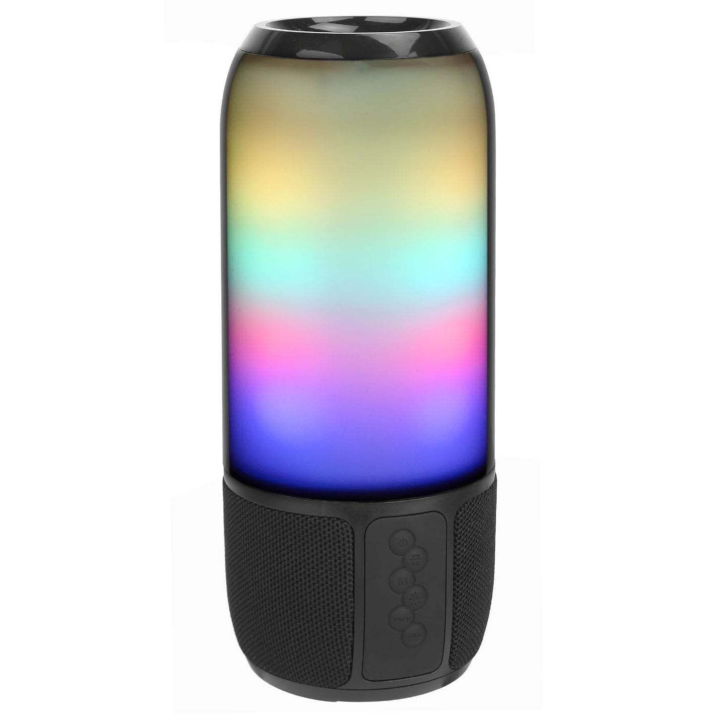 Wireless Portable Bluetooth Speaker with 6-Color LED Lights, TWS Stereo, Outdoor & Party Use