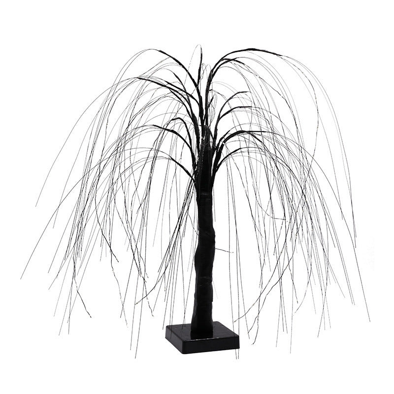 Decorative Willow Tree LED Night Light, USB & Battery Powered for Indoor Decor