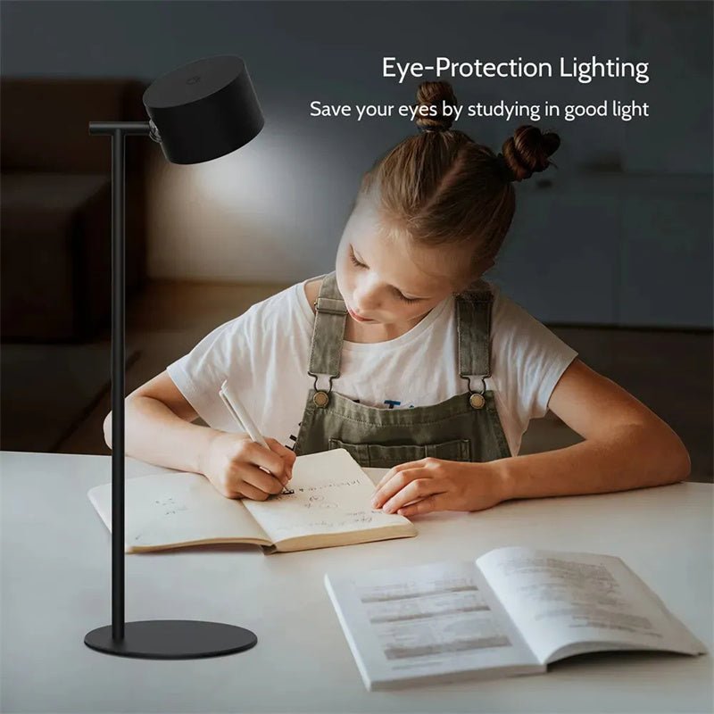 Multifunction LED Desk Lamp with Magnetic Mount, 360° Rotation & USB Rechargeable