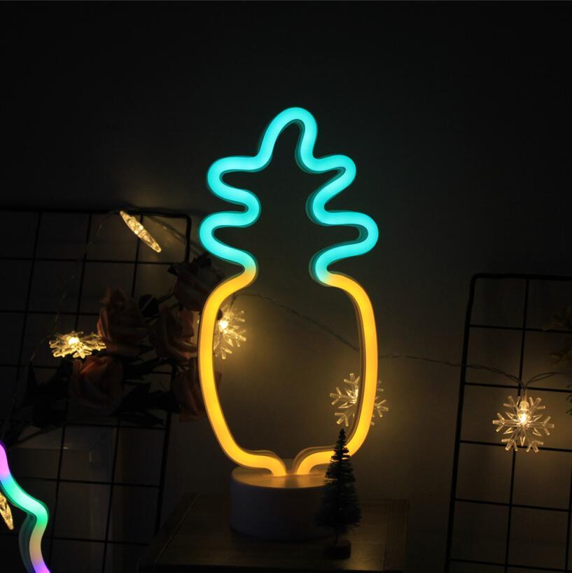 Creative LED Neon Sign Lamp, USB or Battery-Powered Decorative Light