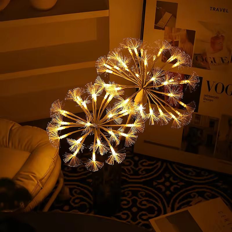 LED Warm White Glowing Dandelion Night Light, Decorative Mood Lamp for Bedroom & Home Aesthetic Lighting