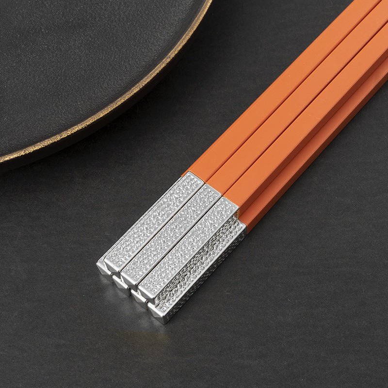 Durable Alloy Chopsticks – Household Mildew-Proof Reusable Flatware