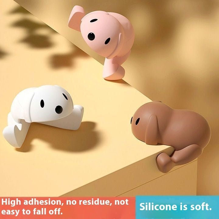Cute Cartoon Animal Furniture Corner Guards, Silicone Baby Safety Bumper
