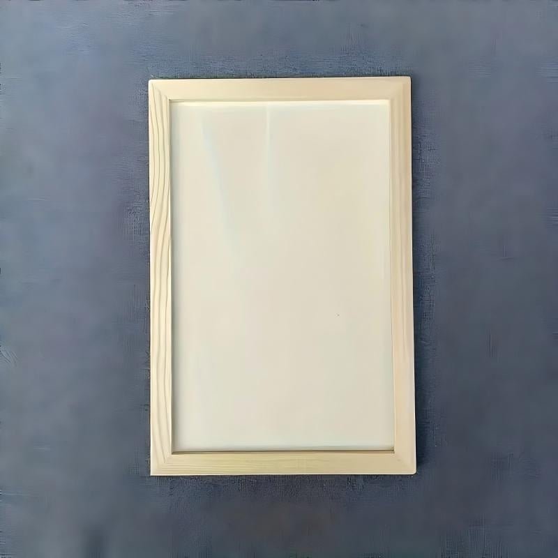 12 Wooden Canvas Panels – Natural Wood Boards with Pre-cut Holes & Reinforced Edges for Painting & DIY Crafts