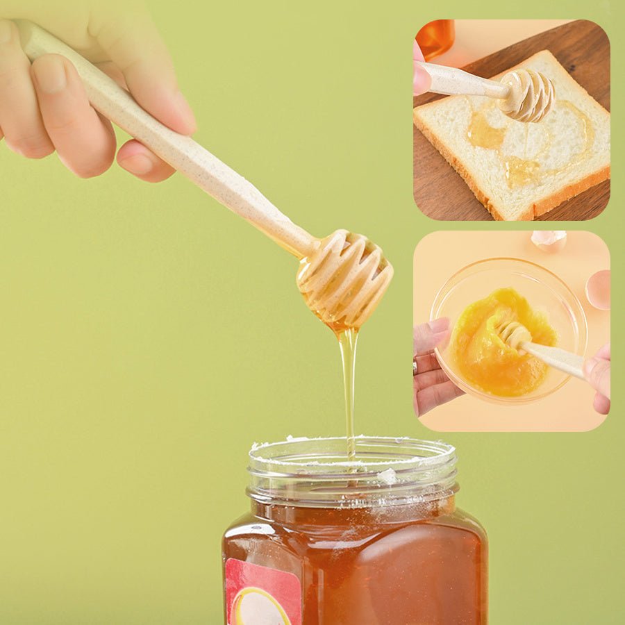 7pcs Multifunctional Wheat Straw Cooking Set with Storage Seat & Melon Planer - DonoHome