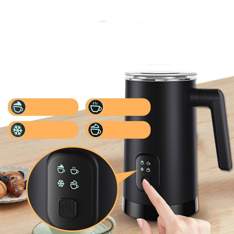 Automatic Stainless Steel Electric Milk Frother for Hot & Cold Frothing