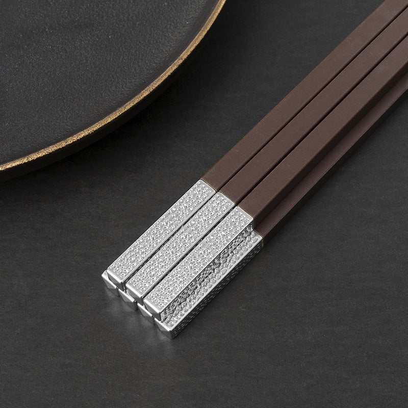Durable Alloy Chopsticks – Household Mildew-Proof Reusable Flatware