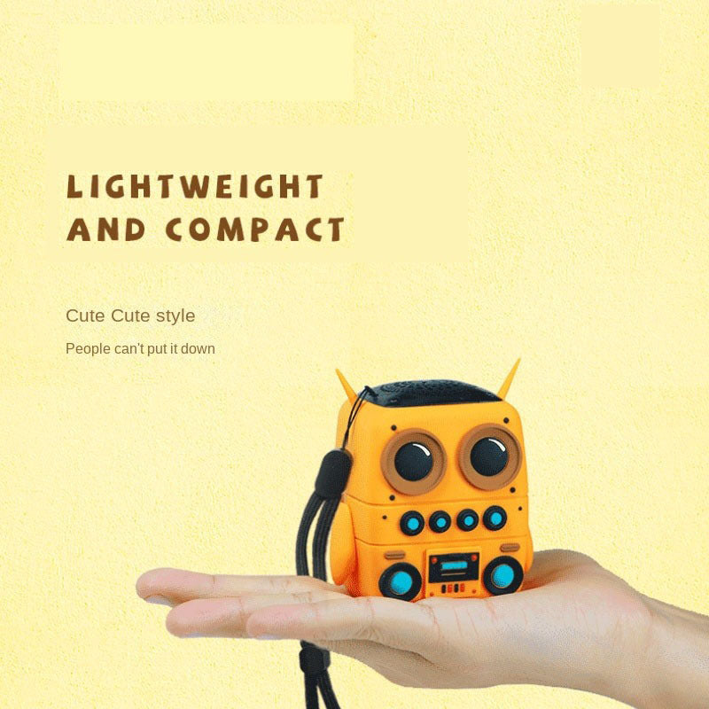 Cute Minion Robot Bluetooth Speaker – Portable Wireless Cartoon Speaker for Kids & Home Decor