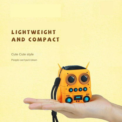 Cute Minion Robot Bluetooth Speaker – Portable Wireless Cartoon Speaker for Kids & Home Decor