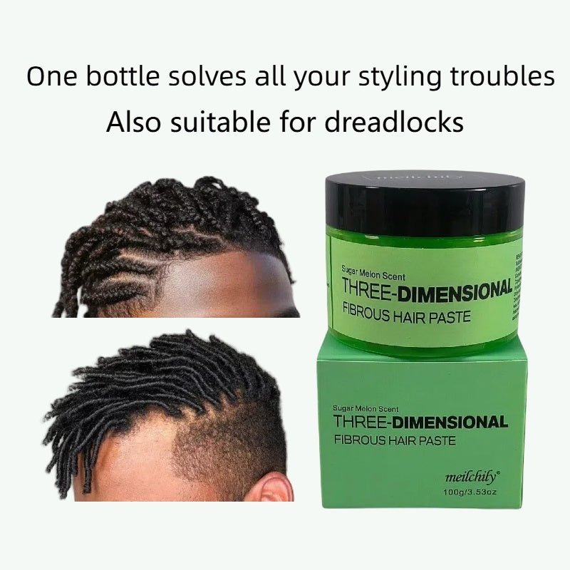 Unisex Fluffy Styling Hair Gel – Three-Dimensional Hair Wax Paste for Men & Women, Long-lasting Hold - DonoHome