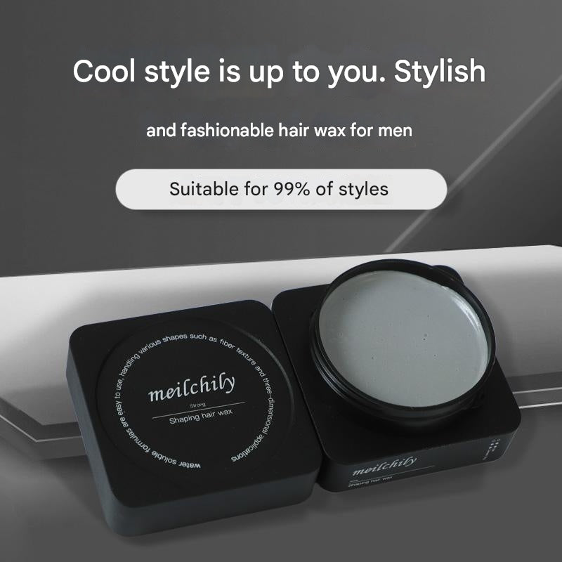 Men’s Styling Hair Wax – Strong Hold, Easy Wash, Long-lasting Shine for Daily Grooming