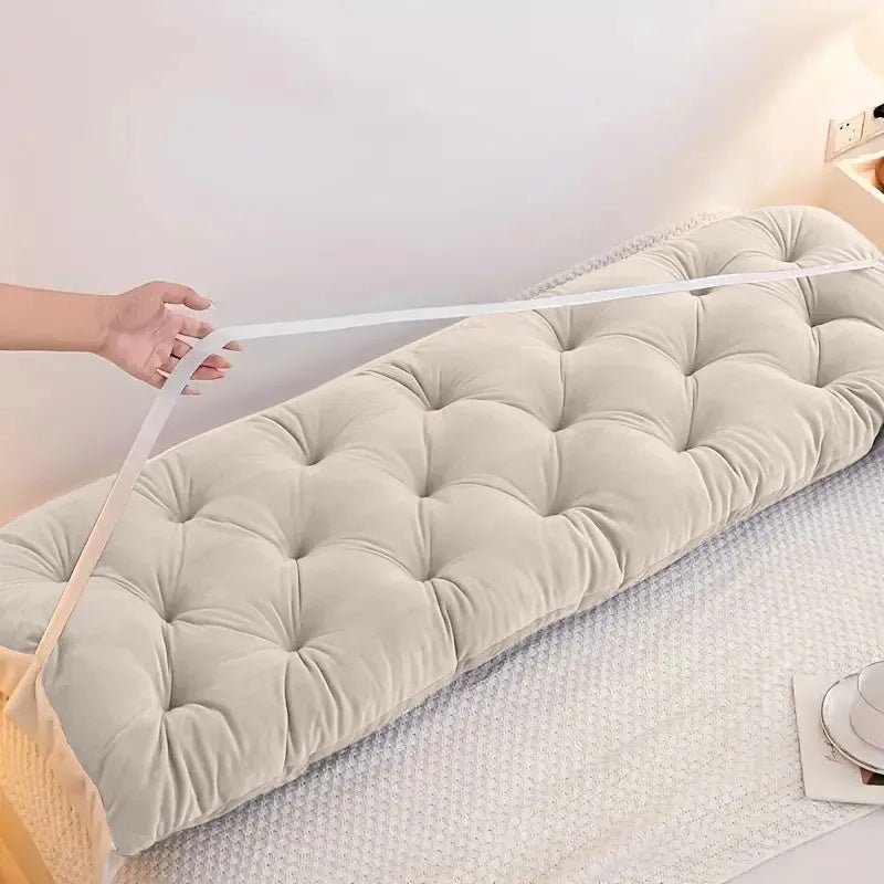 1.5m Large Headboard Cushion with Removable Cover, 3 Colors- Bed/Sofa Support Pillow - DonoHome