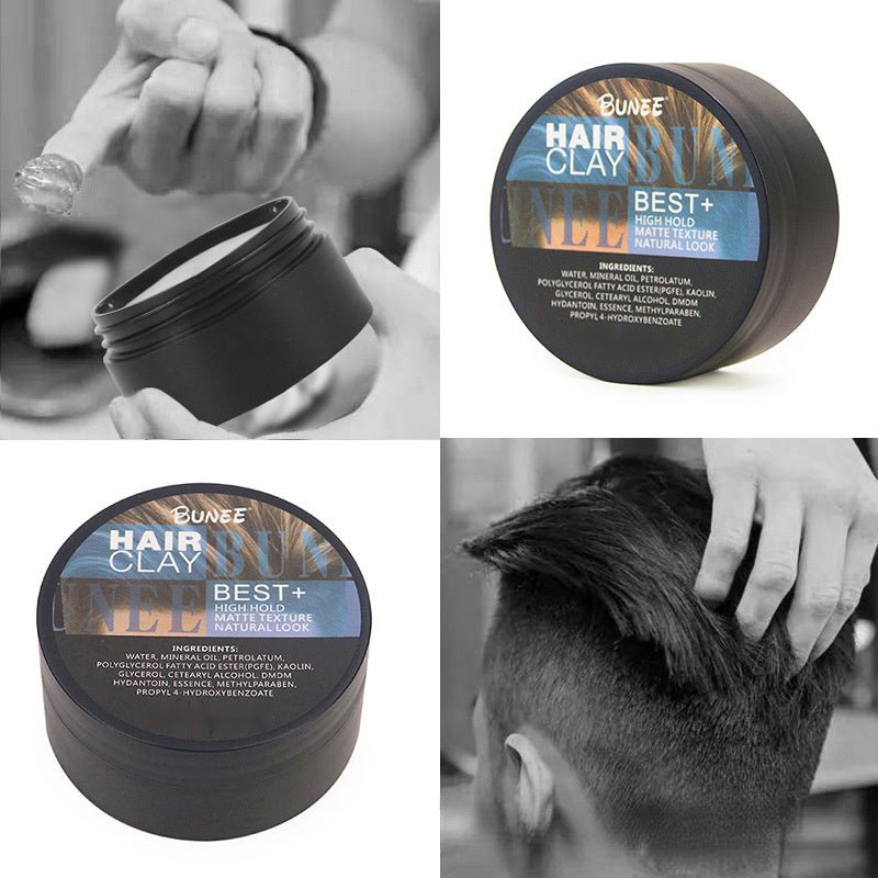 Men’s Matte Hair Clay – High Hold, Natural Look, Long-lasting Styling Wax