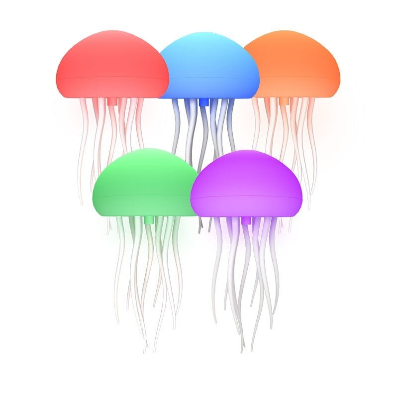 Jellyfish Mood Lamp, Portable LED Night Light for Bedside & Decor