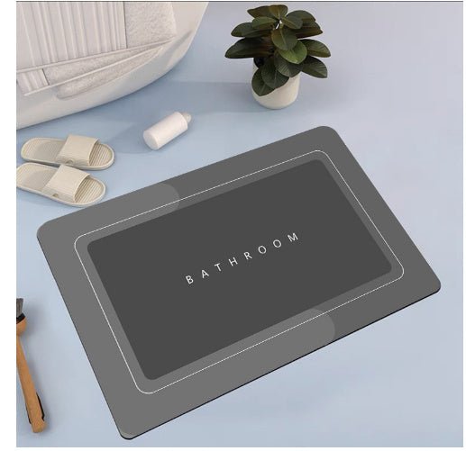 Quick-Dry Absorbent Bathroom Floor Mat – Non-Slip Water-Absorbing Bath Rug for Home