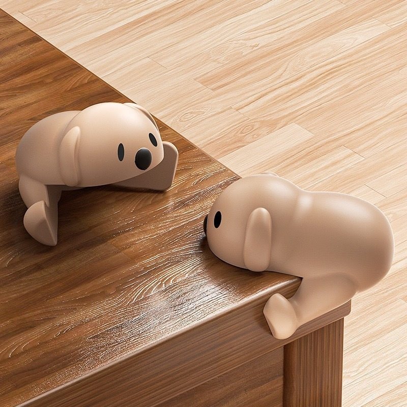 Cute Cartoon Animal Furniture Corner Guards, Silicone Baby Safety Bumper