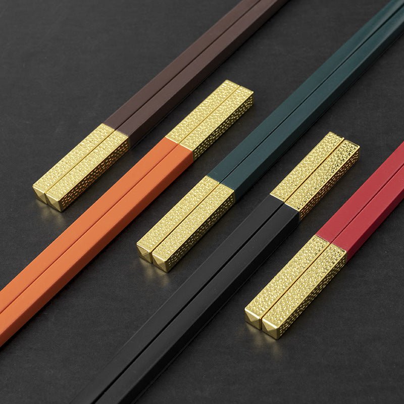 Durable Alloy Chopsticks – Household Mildew-Proof Reusable Flatware