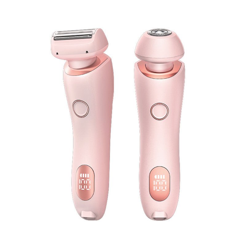 2-in-1 Women's Electric Shaver & Trimmer for Painless Body Hair Removal
