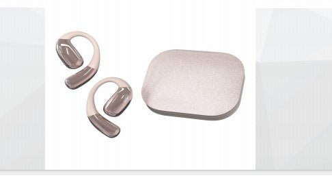 Hanging Bluetooth Earphones, Comfortable Over-Ear Wireless Headphones with Mic