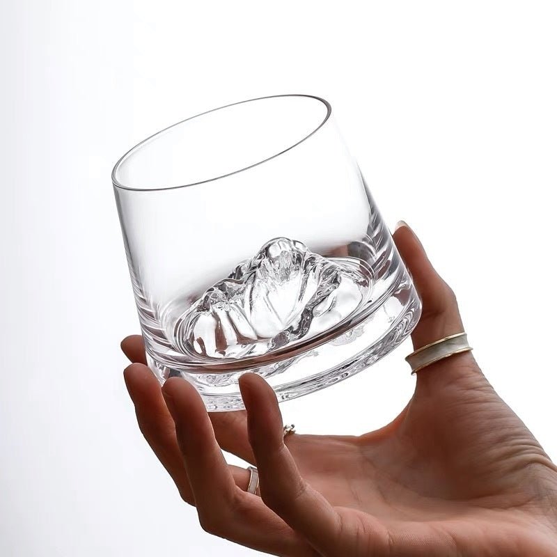 Creative Iceberg Whiskey Glass – Premium Crystal Whiskey Cup (Set of 2)