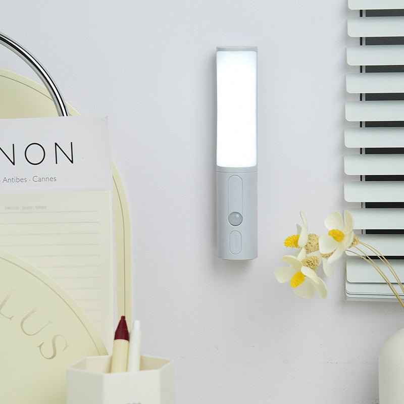 Motion Sensor LED Night Light, Dimmable & Rechargeable Wall Lamp