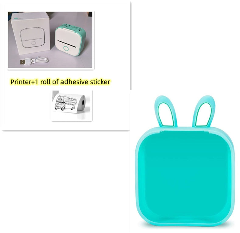 [Mint Pocket Printer] Portable Mini Thermal Label Printer Bluetooth Photo Printer