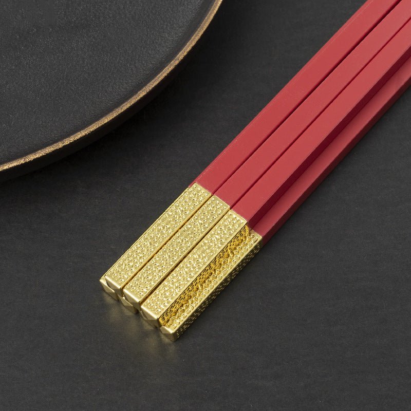 Durable Alloy Chopsticks – Household Mildew-Proof Reusable Flatware