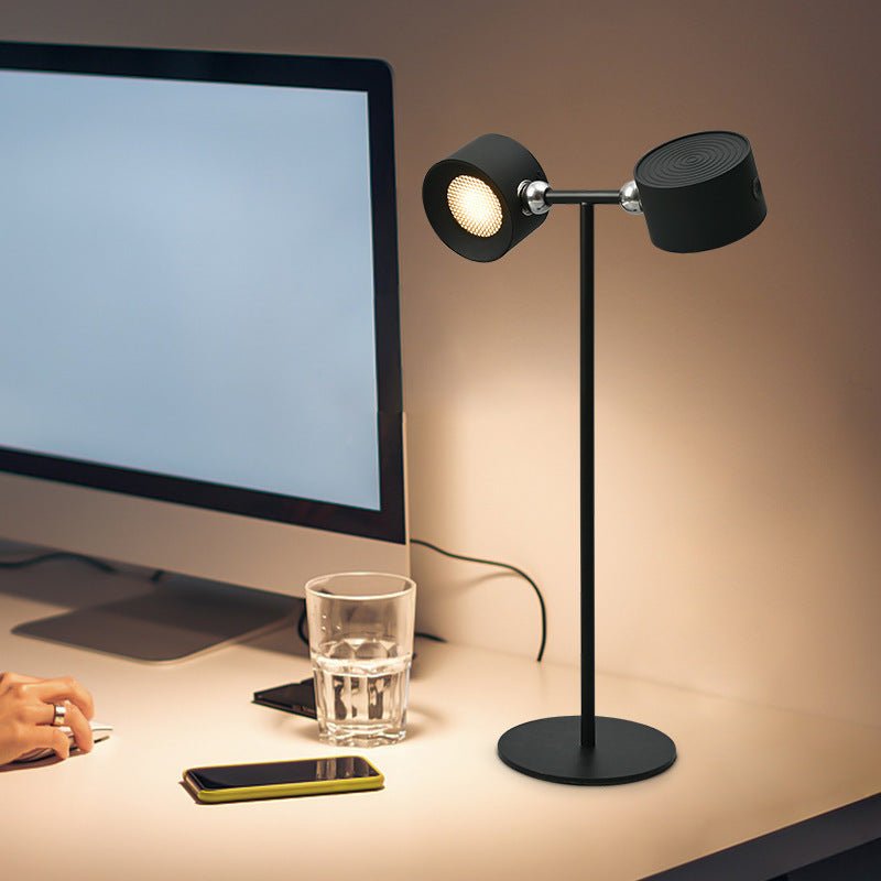 Multifunction LED Desk Lamp with Magnetic Mount, 360° Rotation & USB Rechargeable