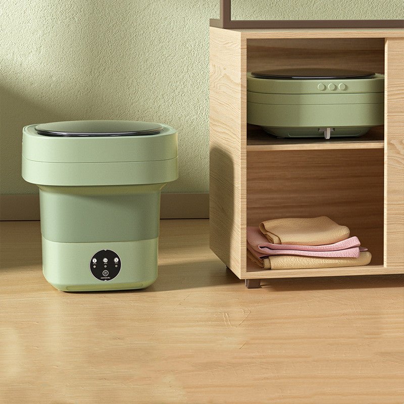 Mini Foldable Portable Washing Machine with Spin Dryer, for Small Items & Laundry