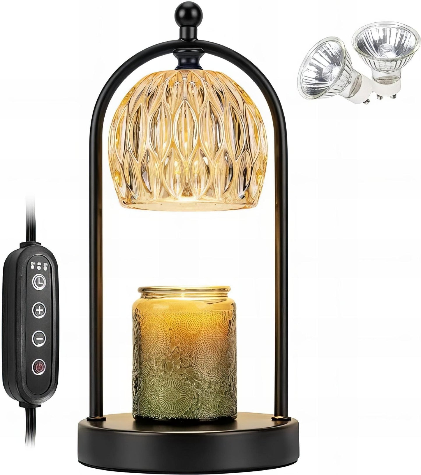 Aromatherapy Candle Warmer Lamp – Decorative Home Lighting with Adjustable Brightness & Timer