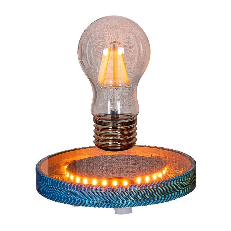 Magnetic Suspension Moon & Saturn Night Light – Creative Floating LED Ambient Lamp for Home Decor