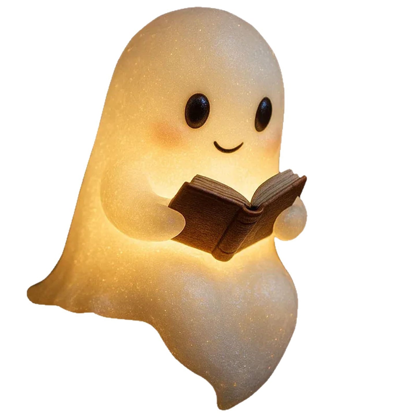 [Cute LED Ghost Night Light] Kids Bedside Lamp Halloween Decor Warm Glow