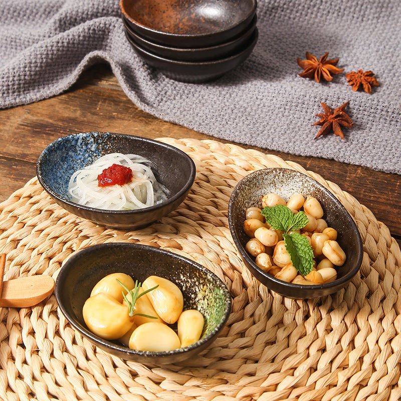 Japanese Ceramic Sauce & Dipping Bowls – Small Tableware for Condiments and Side Dishes