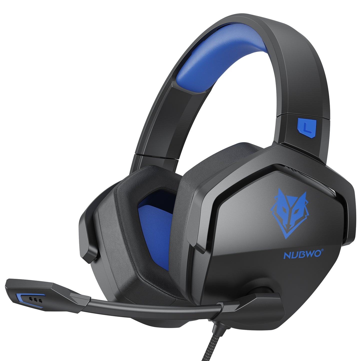 Wired Gaming Headset with Mic for PC, PS4, Xbox, & Mobile, E-Sports Style