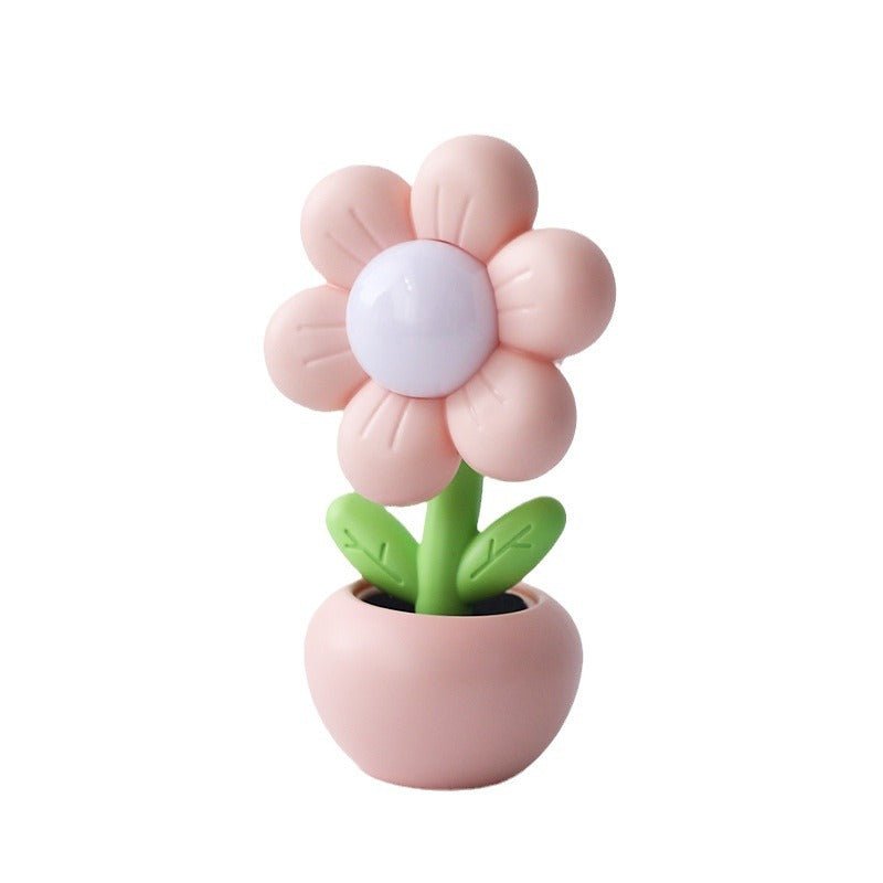 Creative Flower Design Bedside Night Light, Decorative Mini Table Lamp for Kids Room & Home Ambient Lighting