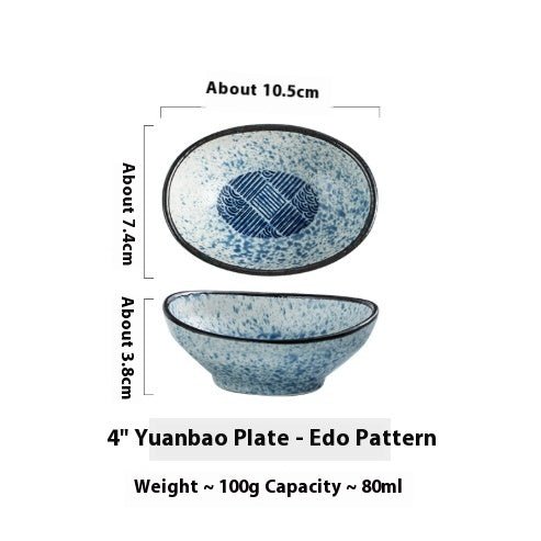 Japanese Ceramic Sauce & Dipping Bowls – Small Tableware for Condiments and Side Dishes