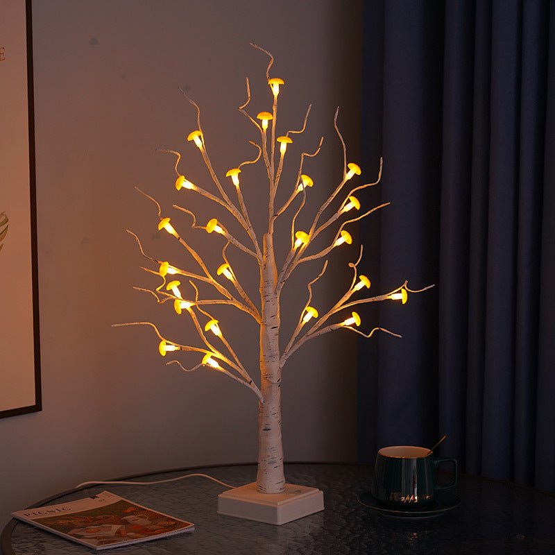 LED Mushroom Tree Lamp – Decorative Indoor Table Light for Home & Bedroom
