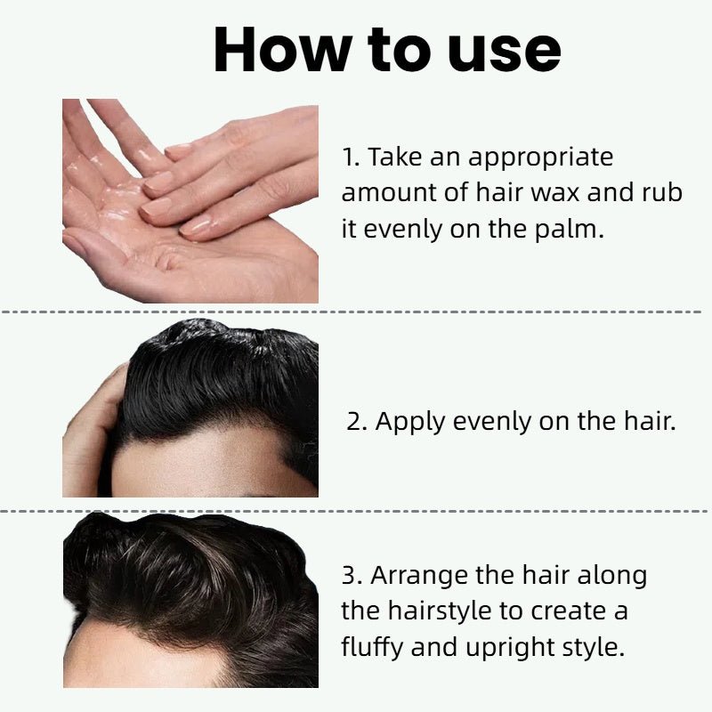 Unisex Fluffy Styling Hair Gel – Three-Dimensional Hair Wax Paste for Men & Women, Long-lasting Hold - DonoHome