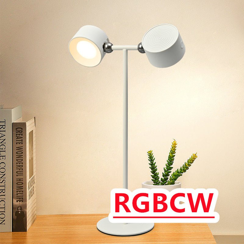 Multifunction LED Desk Lamp with Magnetic Mount, 360° Rotation & USB Rechargeable