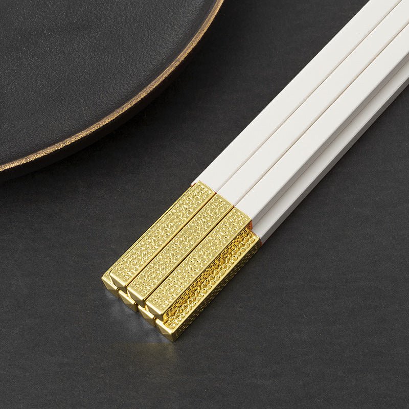 Durable Alloy Chopsticks – Household Mildew-Proof Reusable Flatware