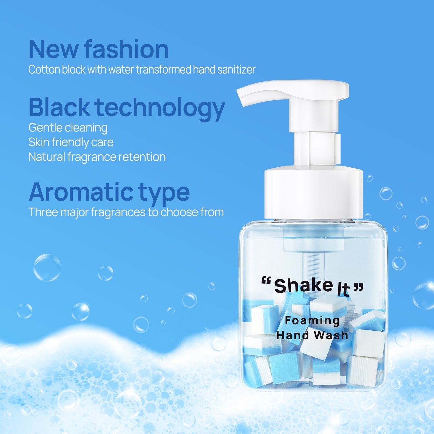 DIY Shake Foam Hand Sanitizer – Colorful Cube Foaming Hand Wash, Fun & Effective Cleaning Soap