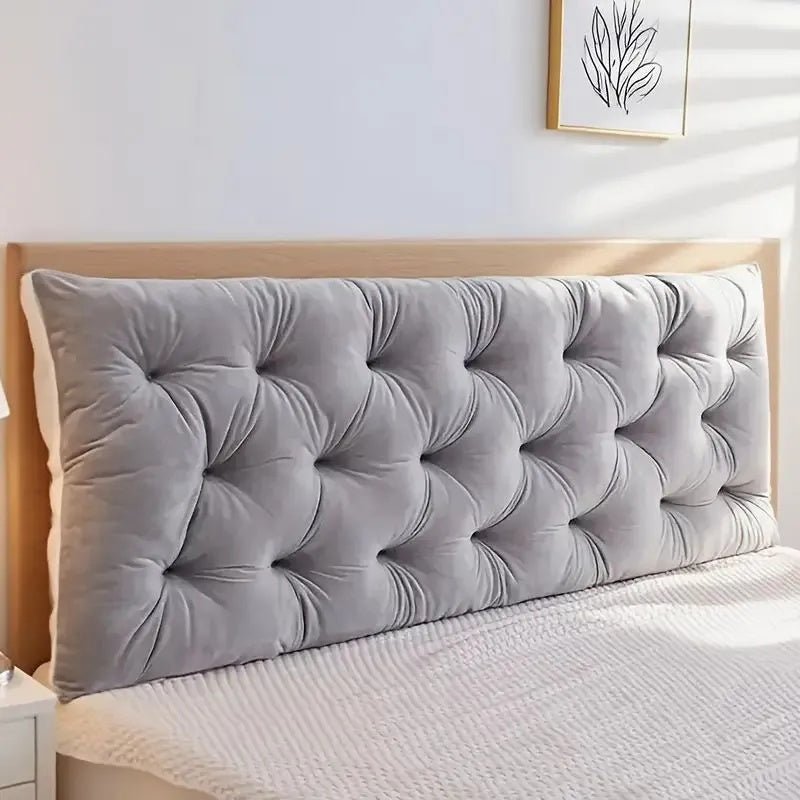 1.5m Large Headboard Cushion with Removable Cover, 3 Colors- Bed/Sofa Support Pillow - DonoHome