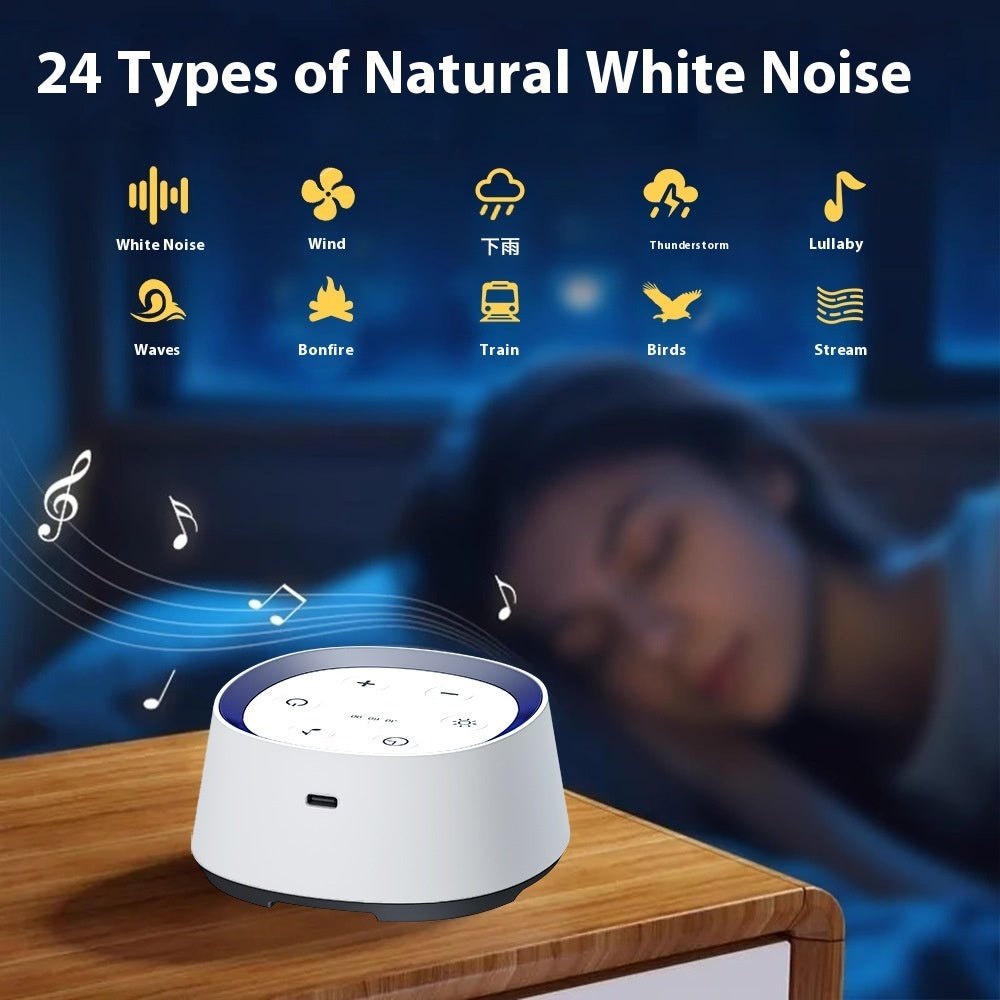 Baby Soothing Night Light – Warm LED Lamp with 24 Music Modes, Cry Induction & Timer Function
