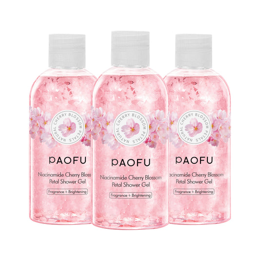 Niacinamide Cherry Blossom Body Wash – Petal Shower Gel, Fragrance & Brightening, Gentle Cleansing