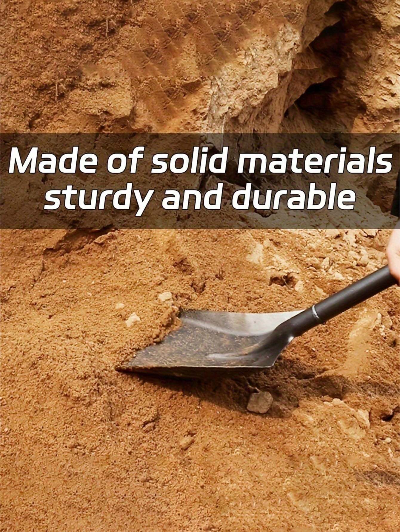 Heavy Duty Steel Garden Shovel – Multi-Purpose Spade for Digging, Snow & Outdoor Use