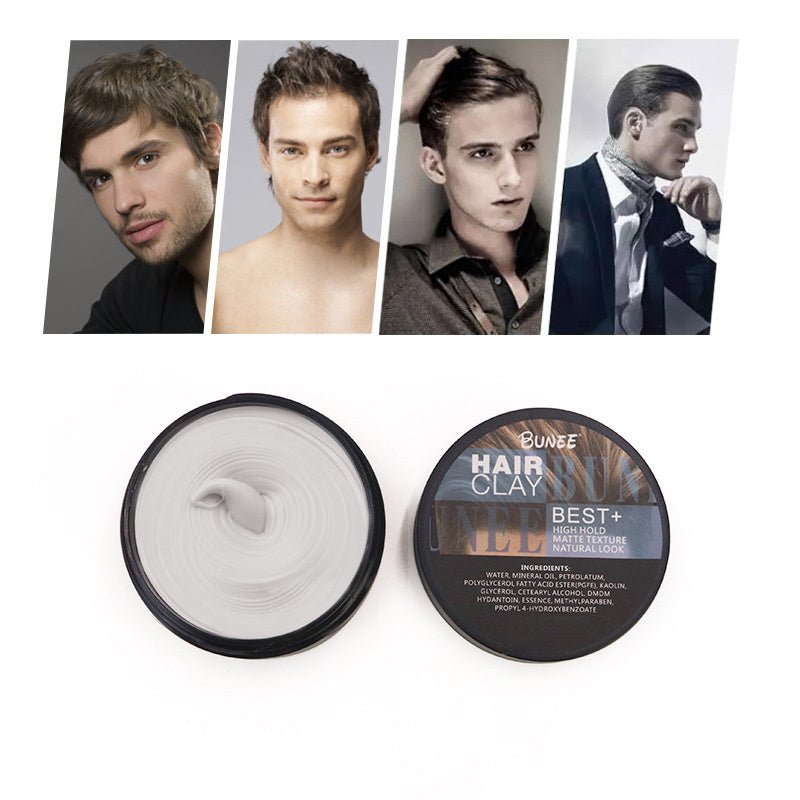 Men’s Matte Hair Clay – High Hold, Natural Look, Long-lasting Styling Wax