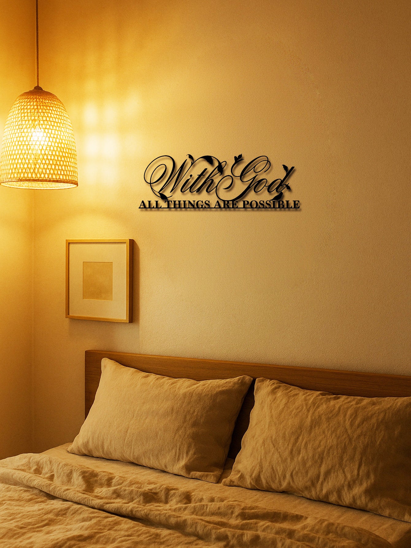 Inspiring Metal Wall Art Sculpture – Exquisite Religious Accent Home Decor