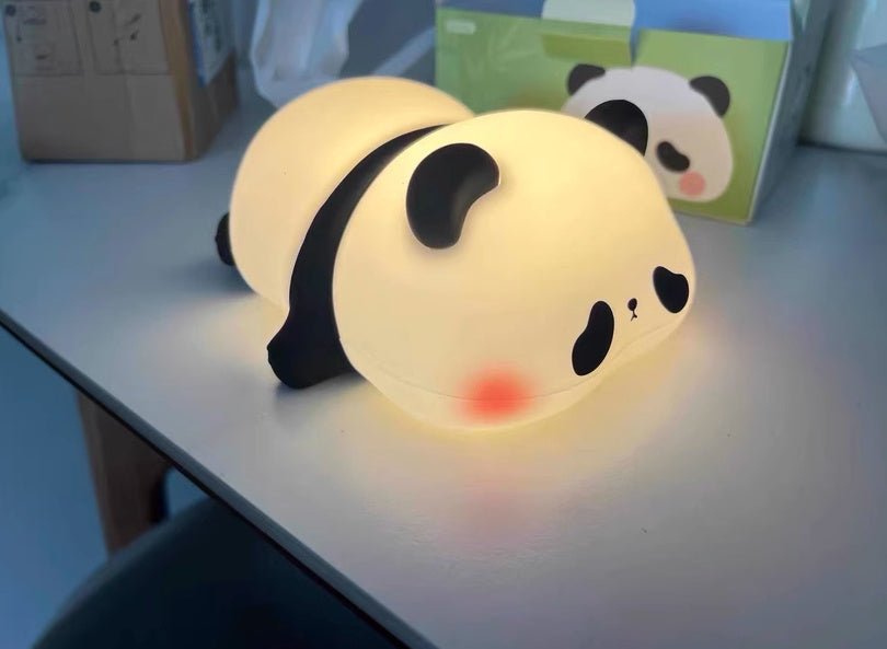 Cute Cartoon Animal Silicone LED Night Light, USB Rechargeable & Dimmable