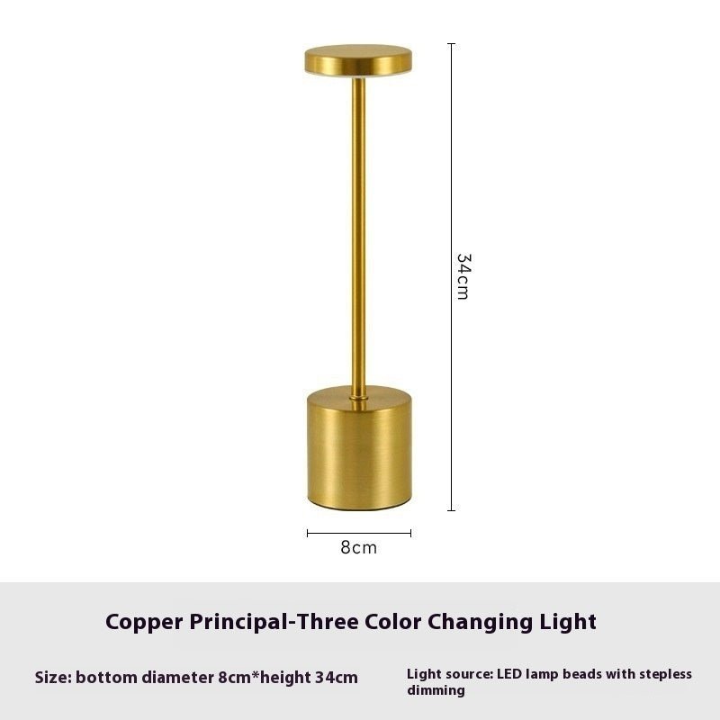 Modern LED Rechargeable Bedside & Dining Table Night Lamp