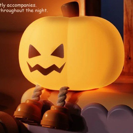 Halloween Creative Pumpkin Atmosphere Night Lamp for Home & Holiday Decor